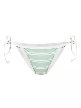 Полосатый комплект бикини от Marysia, зеленый