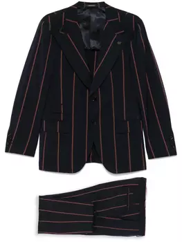 Полосатый костюм Gabriele Pasini, синий