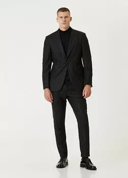 Полосатый костюм Network, черный