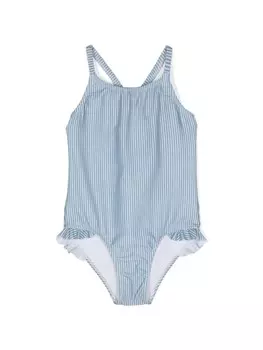 Полосатый купальник Knot Michelle, синий