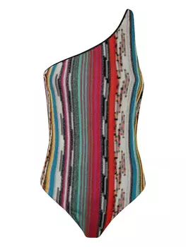 Полосатый купальник Missoni, черный