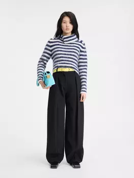 Полосатый мохеровый джемпер JACQUEMUS The Marina sweater, цвет Multi-Navy