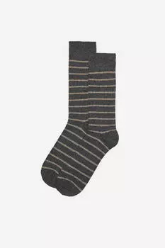 Полосатый носок с Coolmax Cortefiel, темно-серый