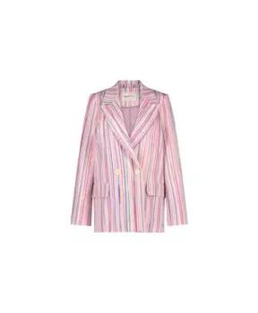 Полосатый пиджак оверсайз Fabienne Chapot, мультиколор