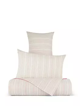 Полосатый пододеяльник из смесового хлопка Coincasa, красный