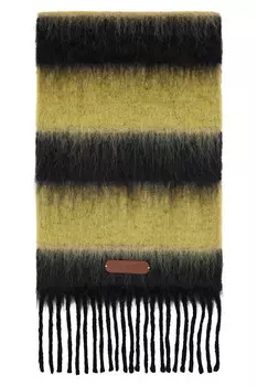 Полосатый шарф Marni, черный