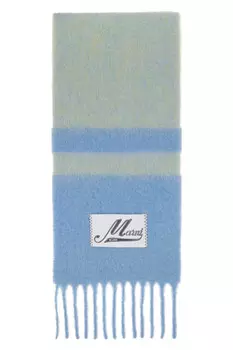 Полосатый шарф Marni, цвет lake