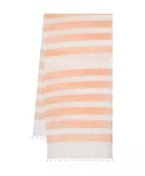 Полосатый шарф Paul Smith, оранжевый