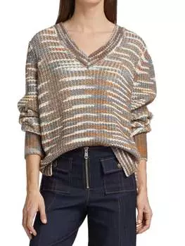 Полосатый свитер amalie Cinq à Sept Brown