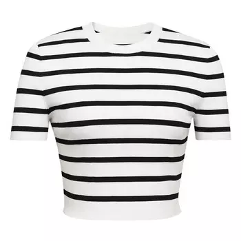 Полосатый свитер Deep Breath с цветными блоками, красный