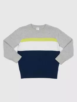 Полосатый свитер Gap, серый