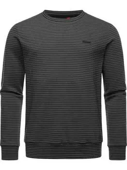 Полосатый свитер geron Ragwear, черный