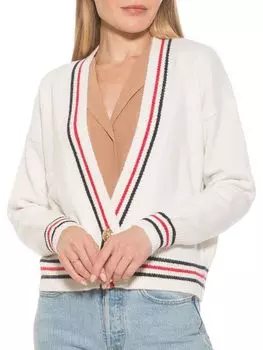 Полосатый свитер катрин Alexia Admor White