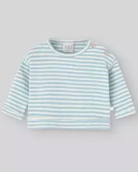 Полосатый свитер круглой вязки Peterpan для мальчика PAZ Rodrguez, синий