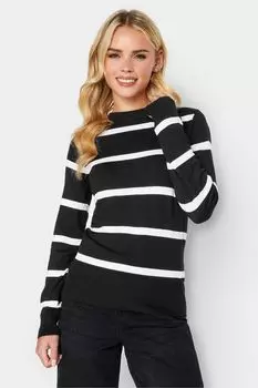 Полосатый свитер PixieGirl из коллекции Petite PixieGirl Petite, черный