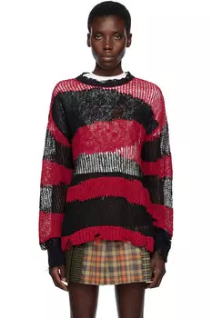 Полосатый свитер с круглым вырезом Andersson Bell, мультиколор