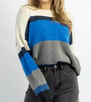 Полосатый свитер Sawyer в цвете Multiblue ELAN