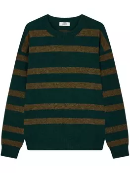 Полосатый свитер STUDIO TOMBOY, зеленый