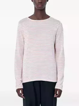 Полосатый свитер THE ROW, розовый