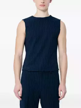 Полосатый топ без рукавов ENTIRE STUDIOS, синий