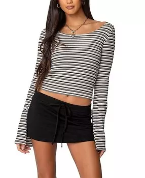 Полосатый топ Edikted Lilia, мультиколор