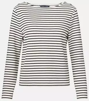 Полосатый топ Hovey Veronica Beard, Dove/Black