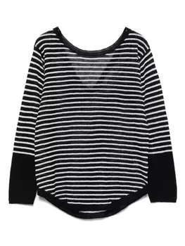 Полосатый топ Majestic Filatures, синий