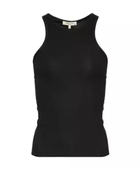 Полосатый топ «самое главное» Rag & Bone, черный