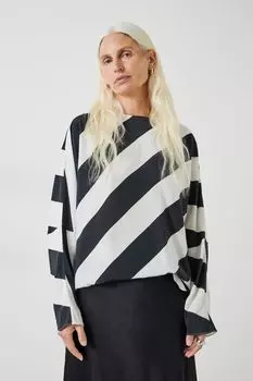 Полосатый топ Уитни Hush, синий