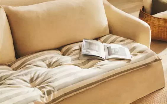 Полосатый топпер Zara Home, синий