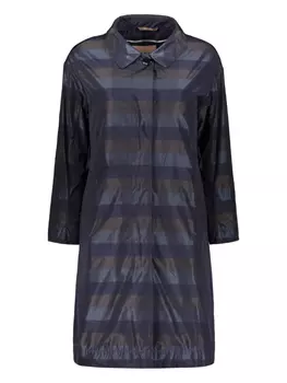 Полосатый тренчкот Moorer, синий