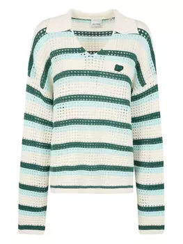 Полосатый трикотажный топ Daily Paper, нейтральный