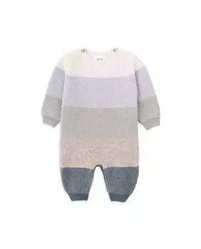 Полосатый вязаный комбинезон для мальчика KNOT, мультиколор