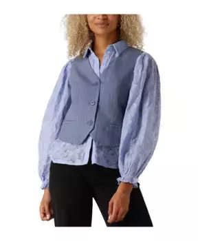 Полосатый жилет Надин Ydence, синий