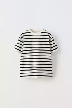 Полоская футболка ZARA, полосы