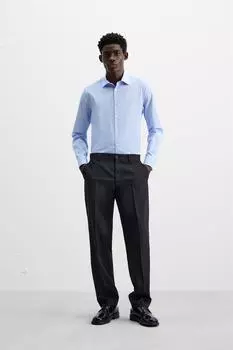 Полоская рубашка ZARA, в полоску