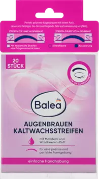 Полоски для депиляции бровей 10 шт. Balea