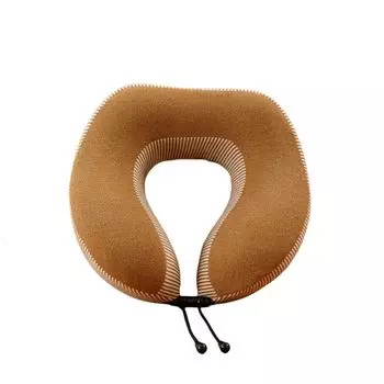 Полоски для подушек для шеи Регулируемая мягкая удобная нескользящая хлопковая U-образная подушка с эффектом памяти для мышц и ремешком Аксессуары для самолетов-кофе Stuttg