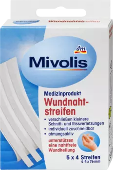 Полоски для зашивания ран 20 шт. Mivolis
