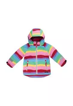 Полоски на куртке Villervalla, розовый