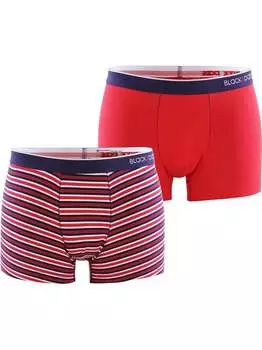 Полосы на брюках в стиле ретро Blackspade, красный