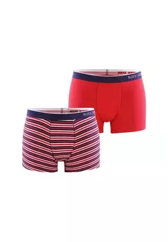 Полосы на брюках в стиле ретро BlackSpade, цвет Rot Stripes, Rot Solid