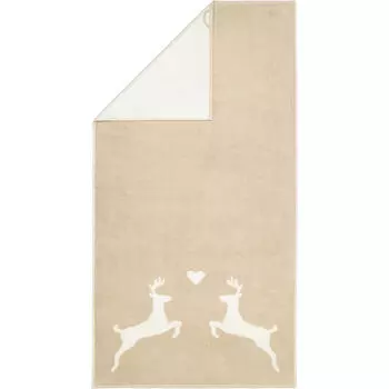 Полотенца alpenchic edition deer 6228 Cawoe, бежевый