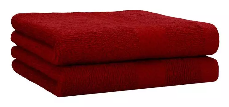 Полотенца Betz 2 шт. 50х100 см ПРЕМИУМ 100% хлопок Цвет: серебристый Betzshop, бордовый