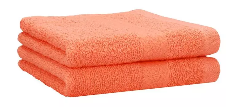 Полотенца Betz 2 шт. 50х100 см ПРЕМИУМ 100% хлопок Цвет: малиновый Betzshop, оранжевый