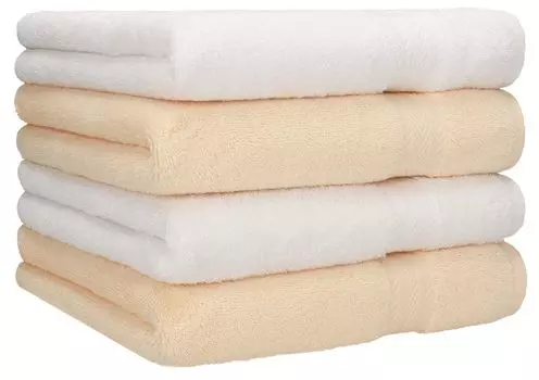 Полотенца Betz 4 шт. 50х100 см ПРЕМИУМ 100% хлопок Цвет: белый и голубой Betzshop