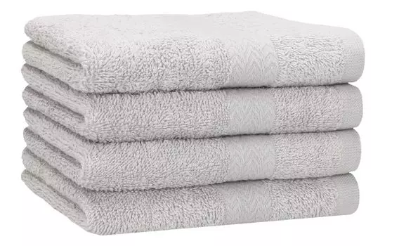 Полотенца Betz 4 шт. 50х100 см ПРЕМИУМ 100% хлопок Цвет: старо-розовый Betzshop, серый