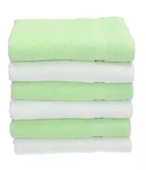 Полотенца Betz 6 шт. 50х100 см PALERMO 100% хлопок Цвет: зеленый Betzshop