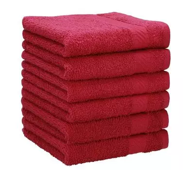 Полотенца Betz 6 шт. 50х100 см PALERMO 100% хлопок Цвет: розовый Betzshop