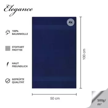 Полотенца CLASS HOME COLLECTION, синий